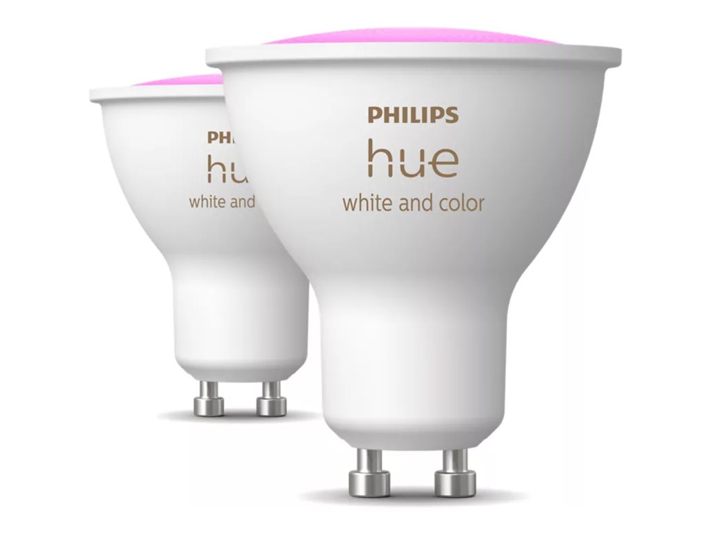 Pilt Philips Hue Smart Spotlight, 2pcs pack | GU10 | 4.2 W | Warm to cool white and color