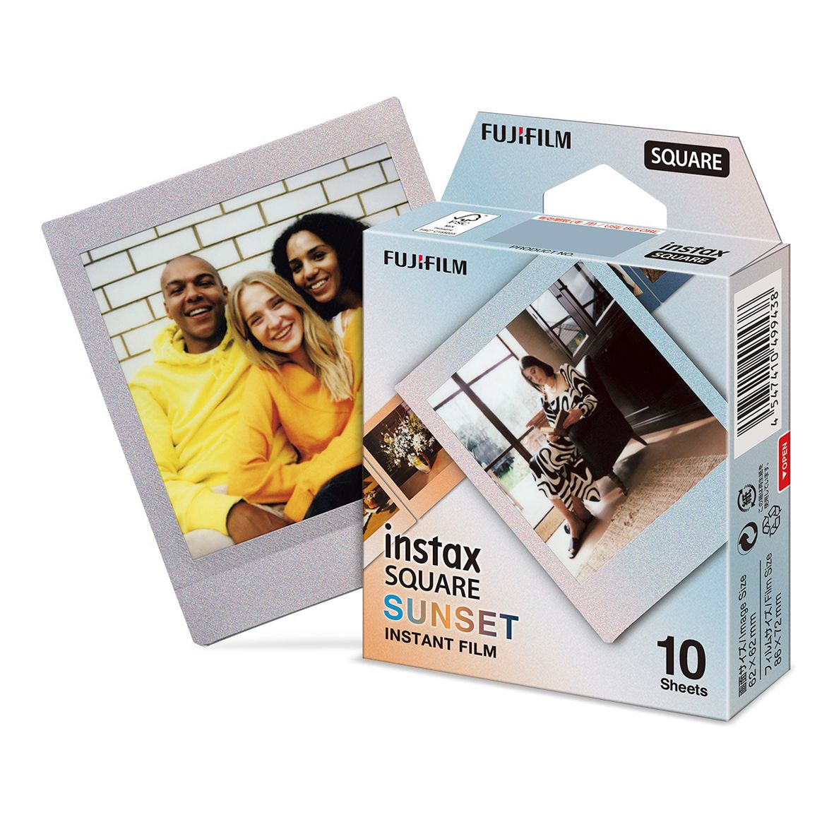 Pilt Fujifilm Instax Square Sunset Instant Film, 10 Sheets
