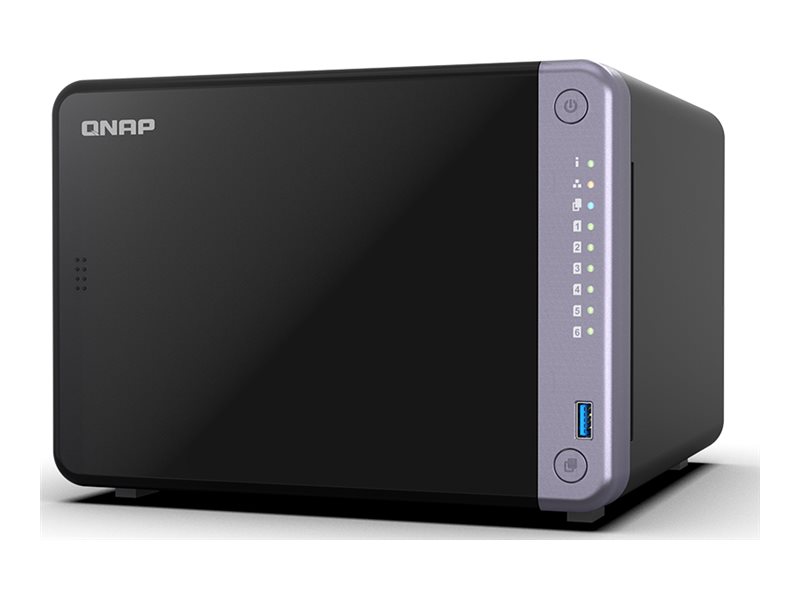 Pilt QNAP Cost-effective 6-bay 10GbE NAS | TS-632X-4G | Alpine | AL524 | Processor frequency 2 GHz | 4 GB | DDR4 SODIMM | 120W adapter (12VDC), 100-240VAC