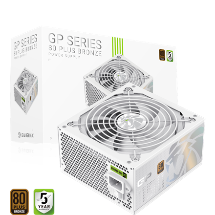 Pilt Gamemax PSU | GP 750B WH | 750 W | Bronze | White | Non-Modular