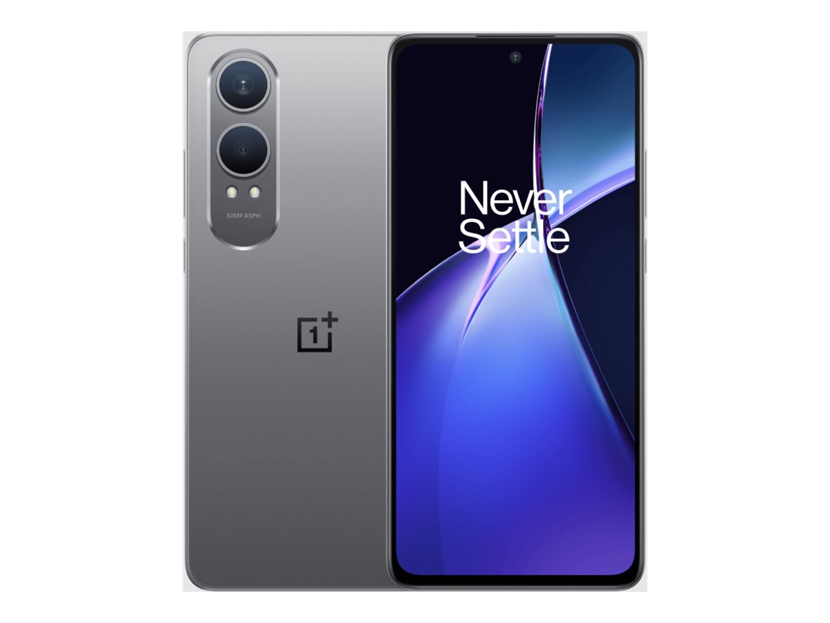 Pilt OnePlus Nord CE4 Lite | Super Silver | 6.67 " | AMOLED | 1080 x 2400 pixels | Qualcomm SM6375 | Snapdragon 695 5G (6 nm) | Internal RAM 8 GB | 256 GB | microSDXC | Dual SIM | 4G | 5G | Main camera resolution 50+2 MP | Secondary camera resolution 16 MP | Android | 14