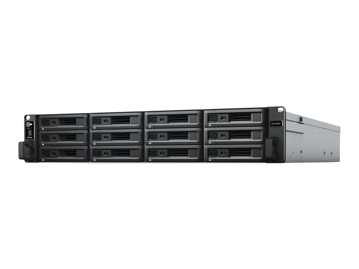 Pilt Synology 12-bay capacity expansion units 12x3.5" Hot-Swap | RX1223RP | 2 | 100V to 240V AC | Black