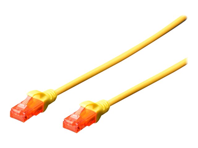 Pilt Digitus Patch cord | CAT 6 U-UTP | AWG 26/7 | Cable length: 2 m | Yellow