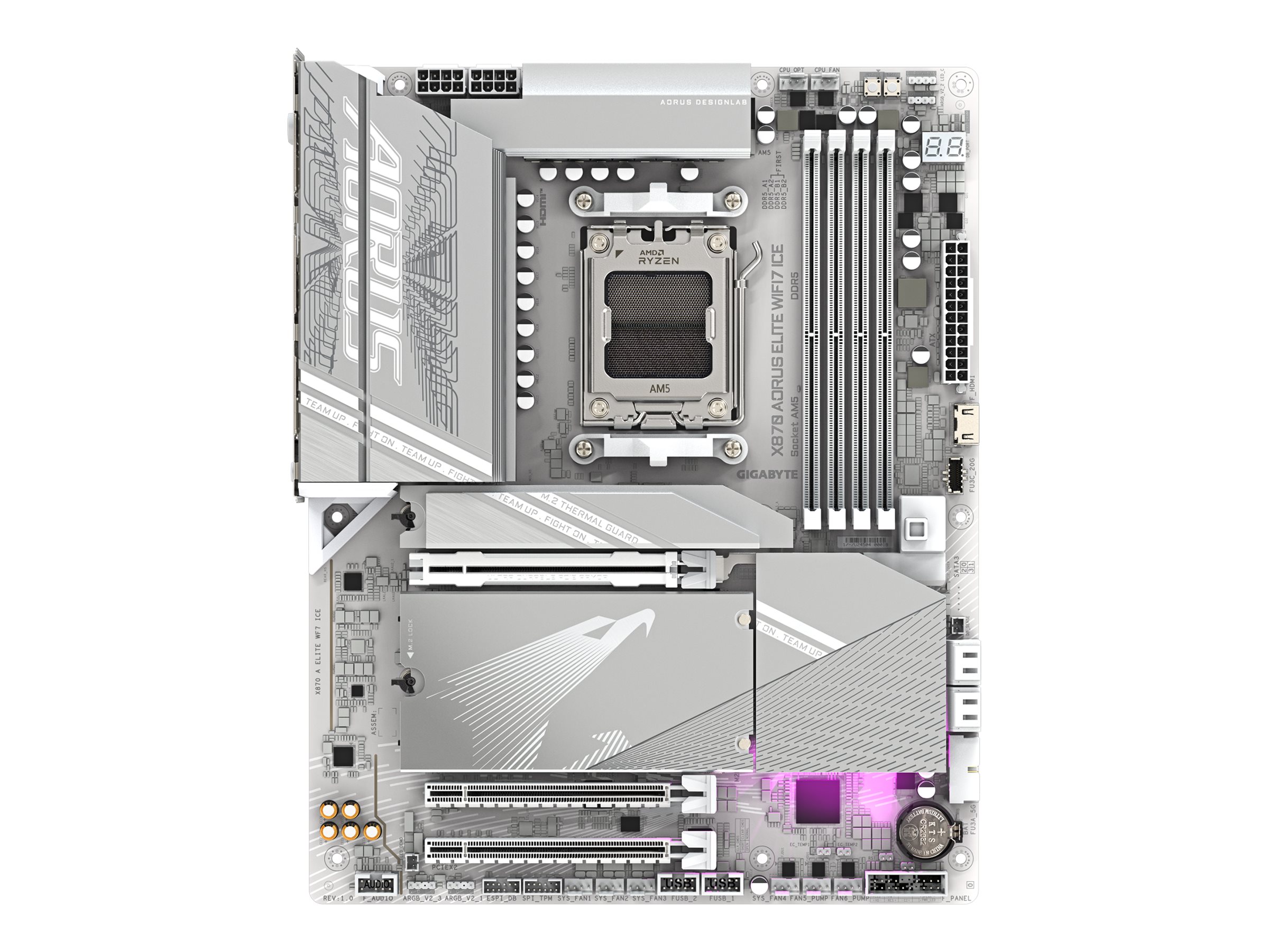 Pilt Gigabyte Processor family AMD Ryzen | Processor socket AM5 | DDR5 DIMM | Number of SATA connectors 4