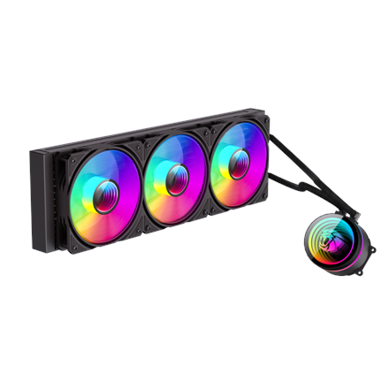 Pilt Gamemax CPU Liquid Cooler | ICEBURG 360 INFINITY BK | Black
