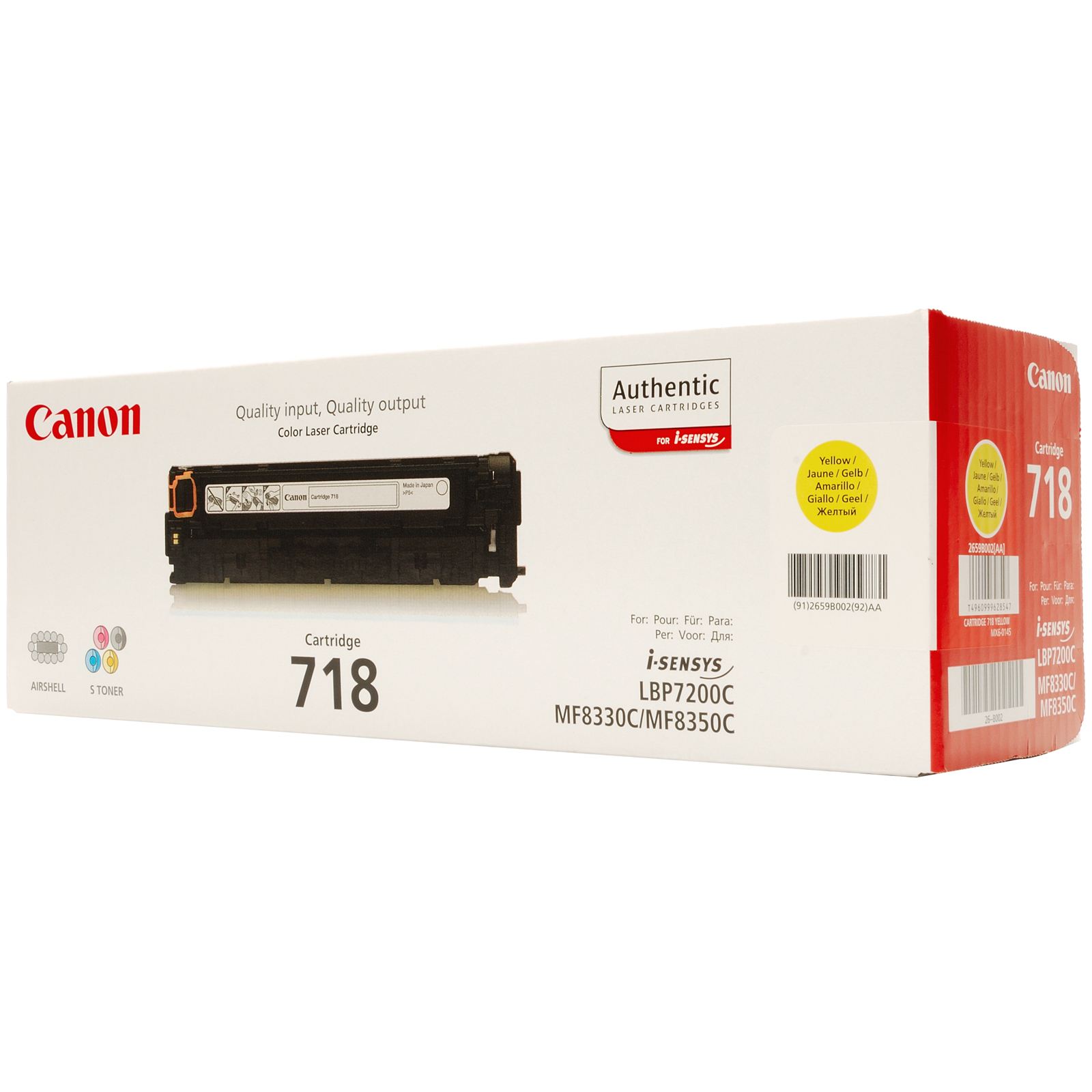 Pilt Canon Toner Cartridge Yellow