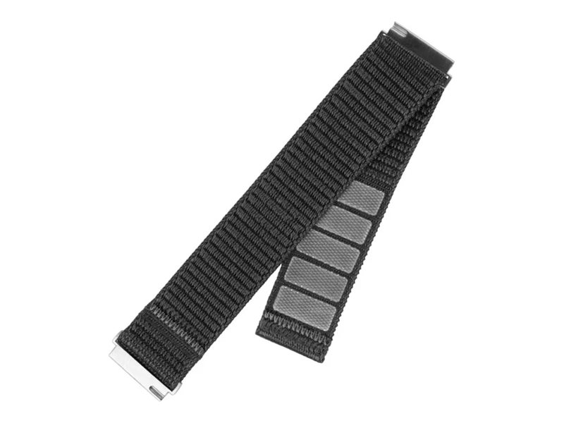 Pilt Fixed | Sporty Strap with Quick Release 22mm for Smartwatch | 160-210 mm | Dark gray | Nylon