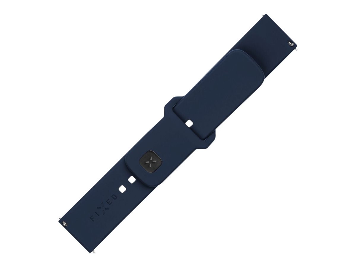 Pilt Fixed | Sporty Strap Set with Quick Release 20mm for Smartwatch | 160-235 mm | Blue | Silicone