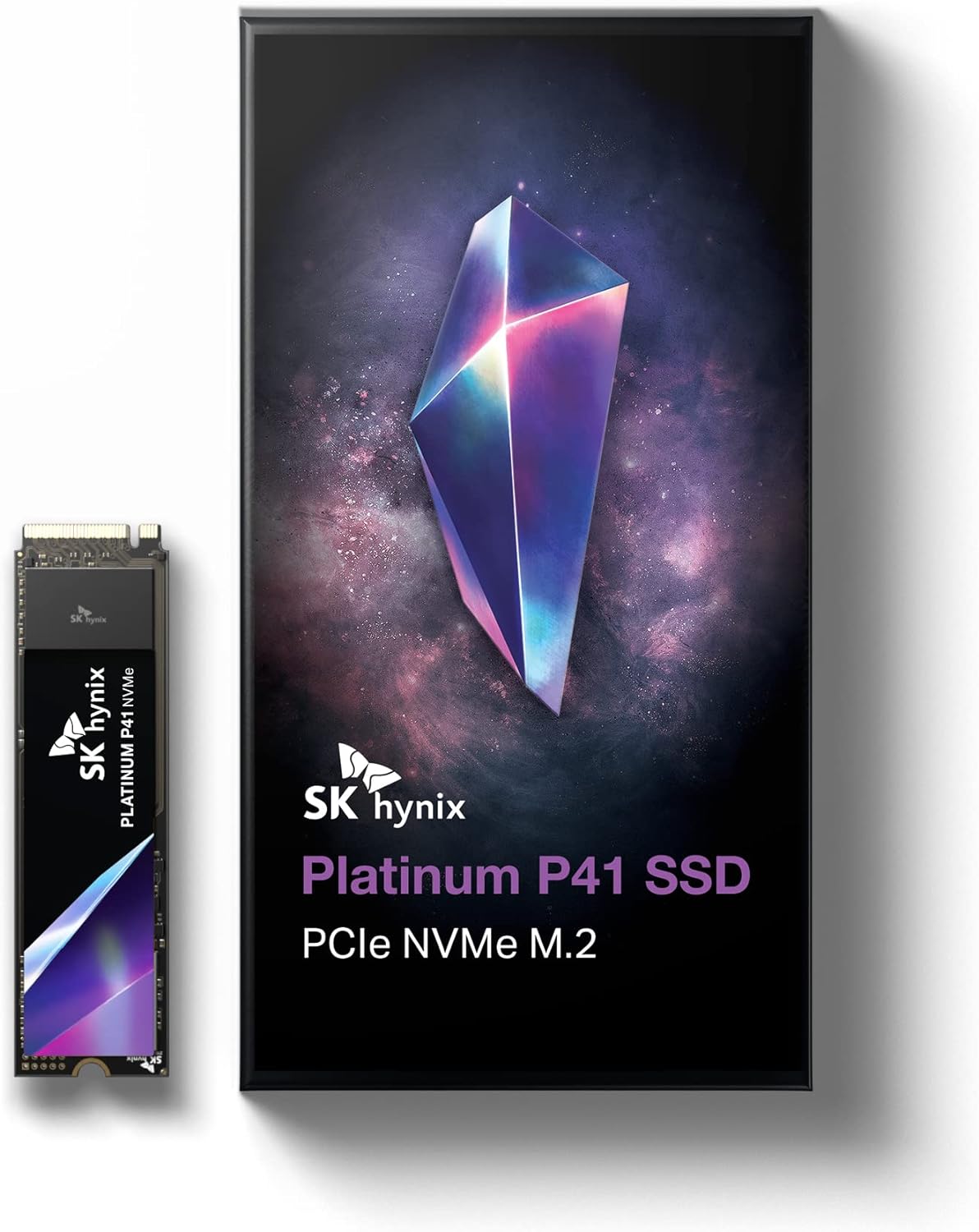 Pilt SK Hynix Platinum P41 SSD | 2000 GB | SSD form factor M.2 2280 | Solid-state drive interface PCIe Gen4x4 | Read speed 7000 MB/s | Write speed 6500 MB/s