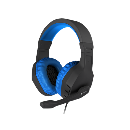 Pilt GENESIS ARGON 200 Gaming Headset, On-Ear, Wired, Microphone, Blue Genesis | ARGON 200 | Wired | On-Ear