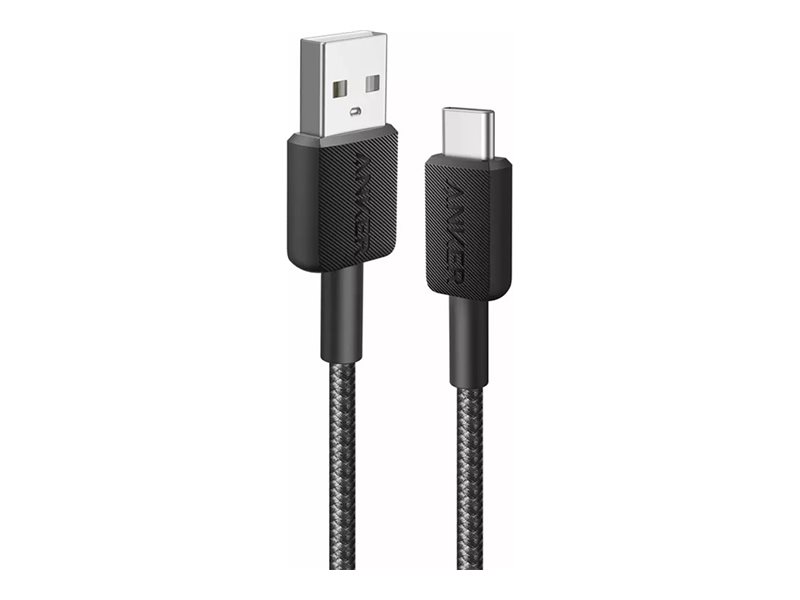 Pilt Anker 322 Nylon Cable, Black | A81H6G11 | USB-A to USB-C