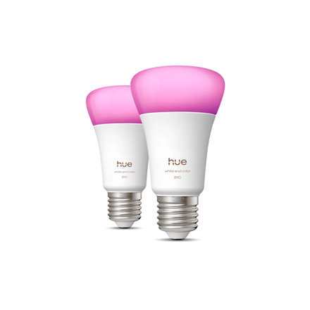 Pilt Philips Hue WCA 810 A60 2P EU | E27 | 6 W | White and colour light | Bluetooth and Zigbee