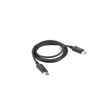 Pilt Lanberg DisplayPort M/M Cable 19 PIN V1.2, 1.8 m | CA-DPDP-10CC-0018-BK