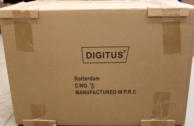 Pilt SALE OUT. Digitus Charging trolley, 16 charge bases, 14", black 384 x 550 x 375 mm, electr. lock, incl. USB, fan | Digitus | Black | USED, SCRATCHES ON CORNERS