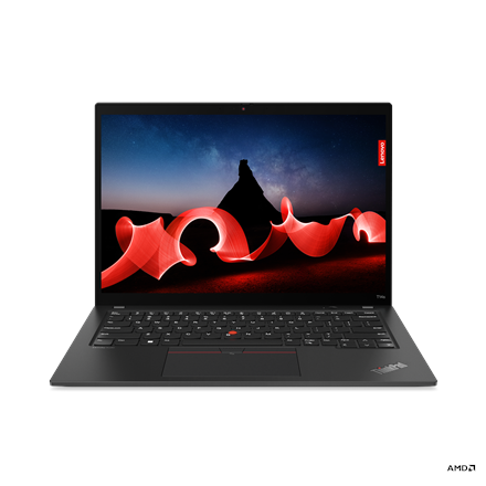 Pilt Lenovo ThinkPad T14s | Deep Black | 14 " | IPS | WUXGA | 1920 x 1200 pixels | Anti-glare | AMD Ryzen 5 | 7540U | 16 GB | Soldered LPDDR5x | Solid-state drive capacity 512 GB | AMD Radeon 740M Graphics | Windows 11 Pro | 802.11ax | Bluetooth version 5.3 | LTE Upgradable | Keyboard language English | Keyboard backlit | Warranty 36 month(s) | Battery warranty 12 month(s)