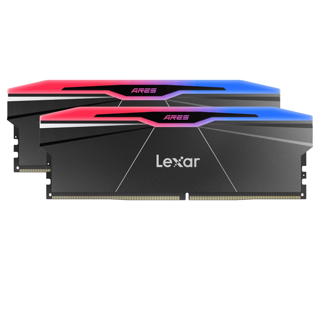 Pilt Lexar Memory with heatsink and RGB lighting | ARES | 48 GB | DDR5 | 7600 MHz | PC/server | Registered No | ECC No