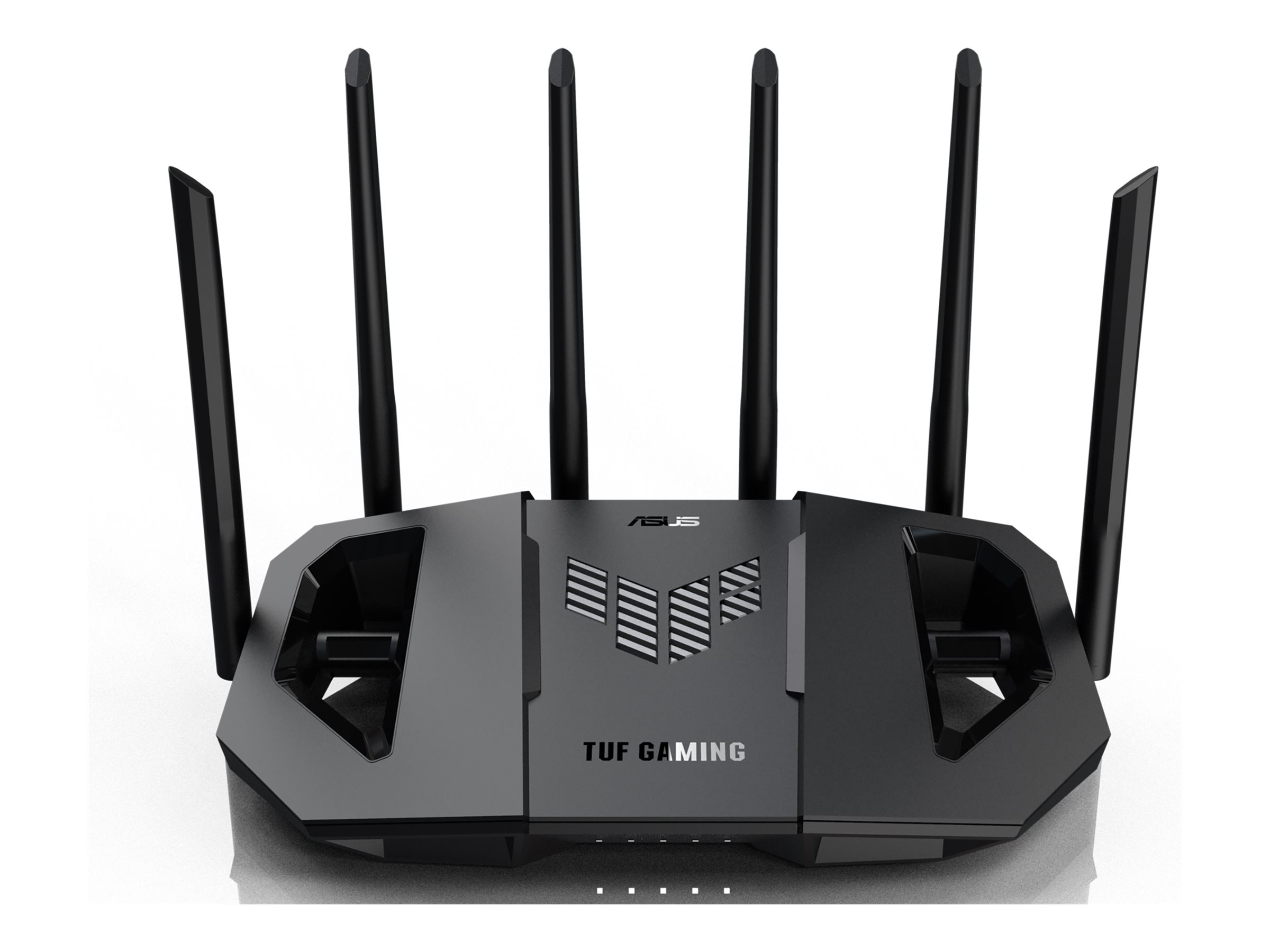 Pilt Asus | Dual Band WiFi 7 Extendable Gaming Router | TUF Gaming BE6500 | 802.11be | 6500 Mbit/s | Ethernet LAN (RJ-45) ports 4 | Mesh Support Yes | MU-MiMO Yes | Antenna type External fixed | 1