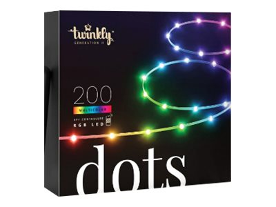 Pilt Twinkly Dots Smart LED 200 RGB, 10m, Black wire|Multicolor