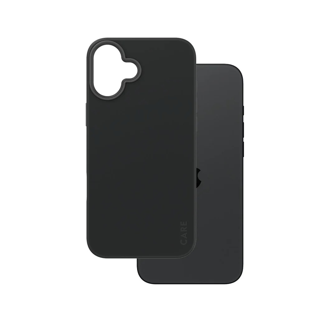 Pilt CARE by PanzerGlass Case Fashion | Back protection | Apple | iPhone 16 Plus | Recycled plastic | Black | MagSafe