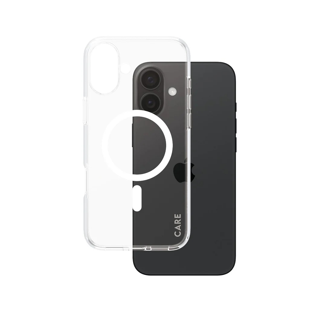 Pilt CARE by PanzerGlass Case Flagship | Back protection | Apple | iPhone 16 Plus | Recycled plastic | White | MagSafe