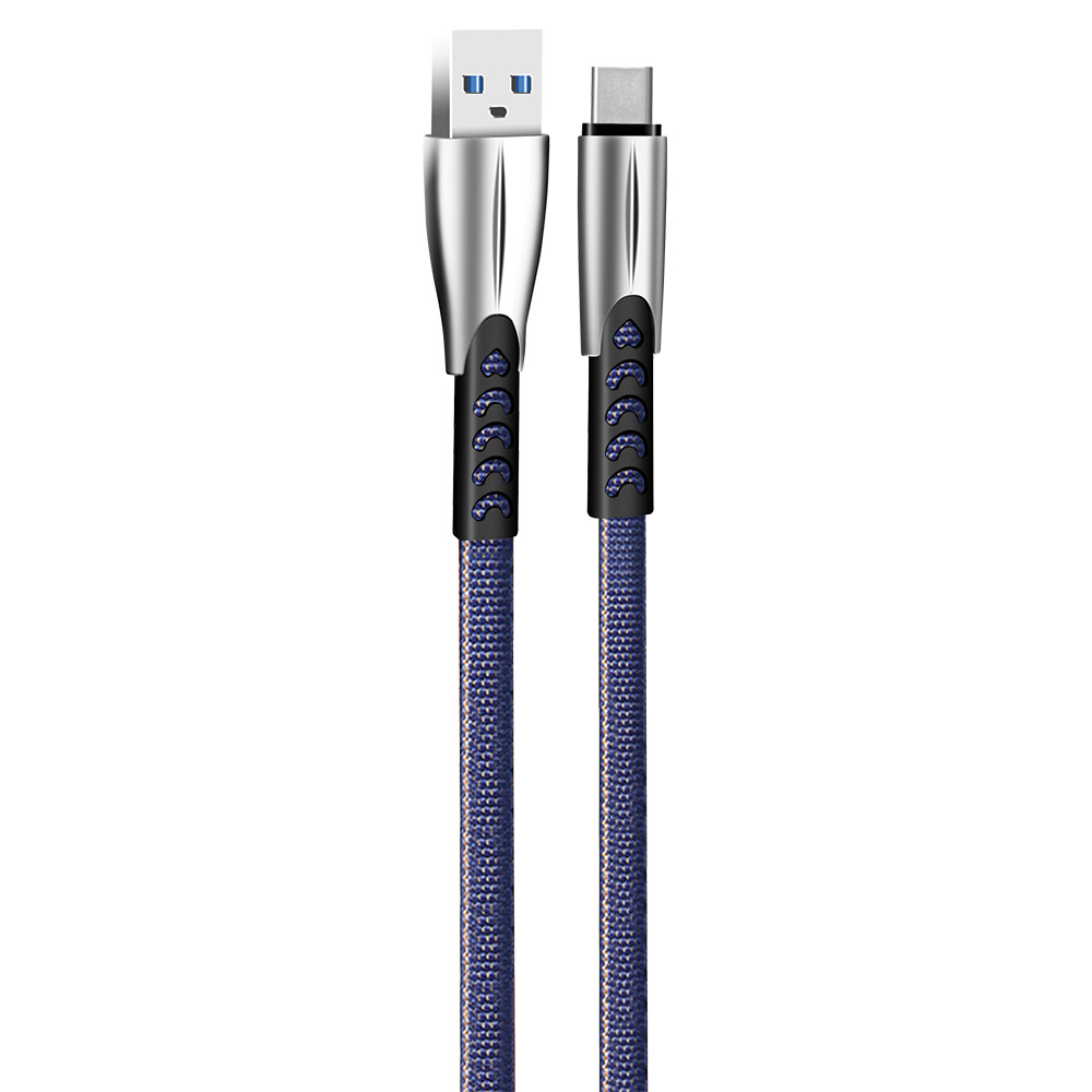 Pilt ColorWay Cable USB Type-C (Zinc Aalloy) 2.4?, 1m | CW-CBUC012-BL