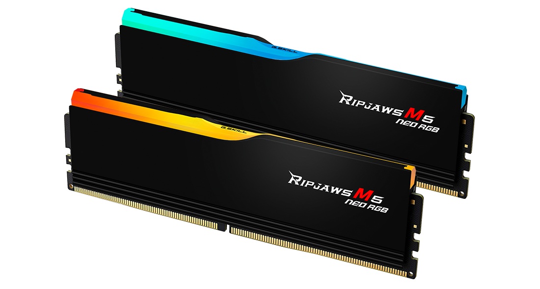 Pilt G.Skill Ripjaws M5 Neo RGB | 32 GB | DDR5 | 6000 MHz | PC/server | Registered No | ECC No