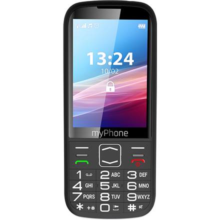 Pilt myPhone HALO 4 LTE | Black | 3.5 " | TFT | 128 MB | 64 MB | Dual SIM | 3G | Bluetooth | Main camera resolution 2 MP | 2500 mAh