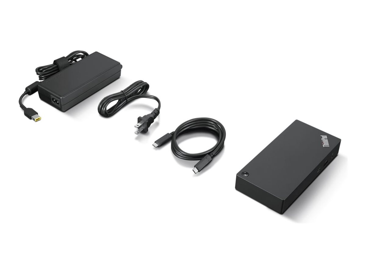 Pilt Lenovo Universal USB-C Dock (with 135W Power Adapter) | ThinkPad | Ethernet LAN (RJ-45) ports 1 | DisplayPorts quantity 1 | HDMI ports quantity 1