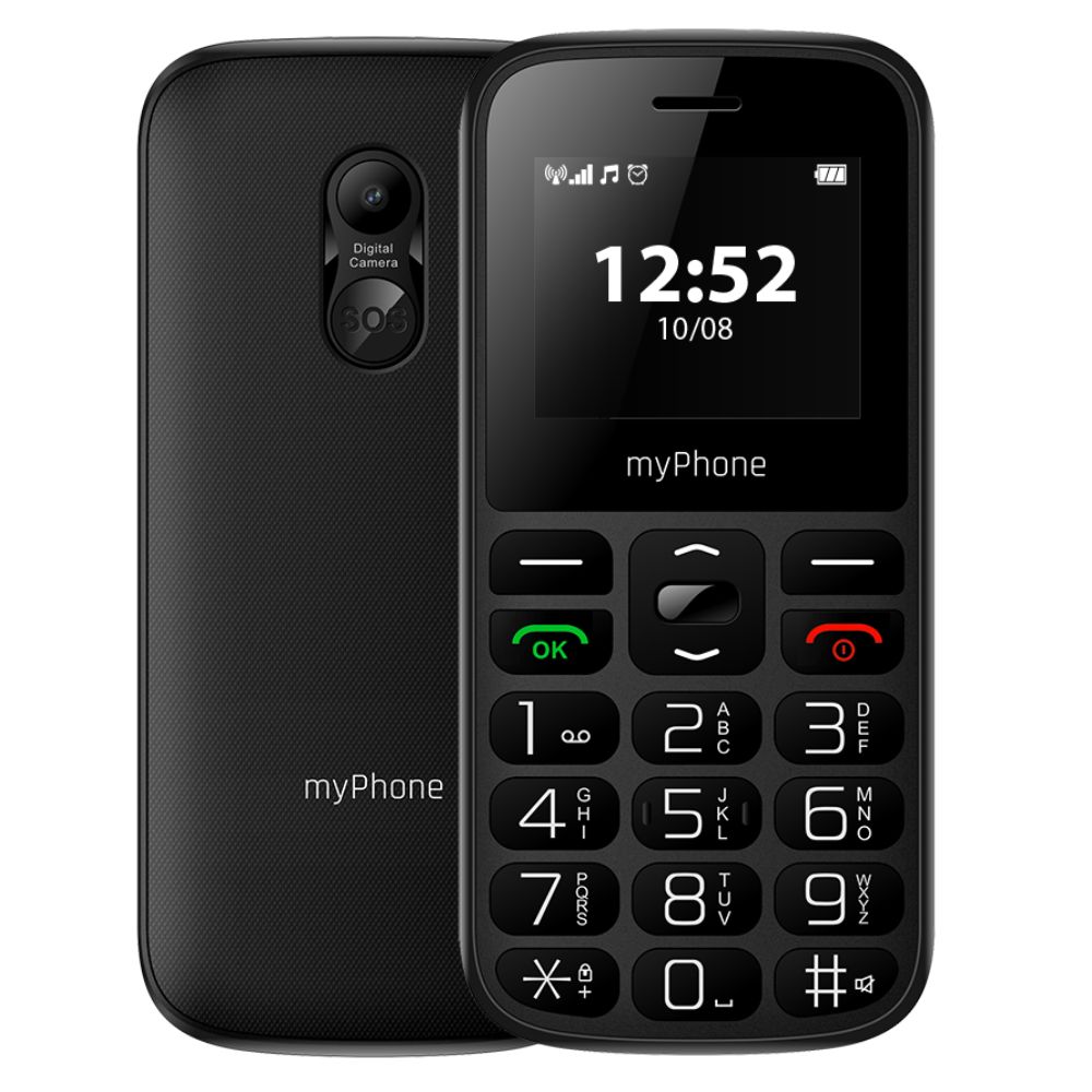 Pilt myPhone Halo A | Black | 1.77 " | TFT | 32 MB | 32 MB | Dual SIM | Main camera resolution 0.3 MP | 800 mAh