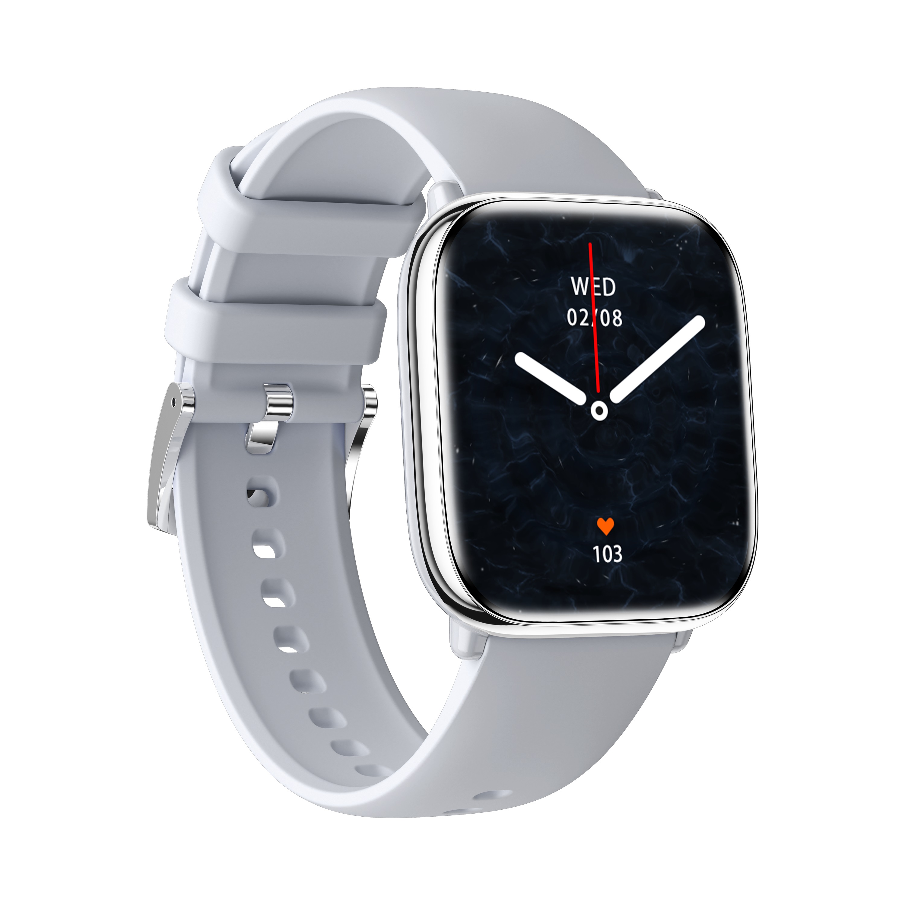 Pilt myPhone Watch Pastel | Smart watch | AMOLED | 1.75" | Waterproof | Silver Grey