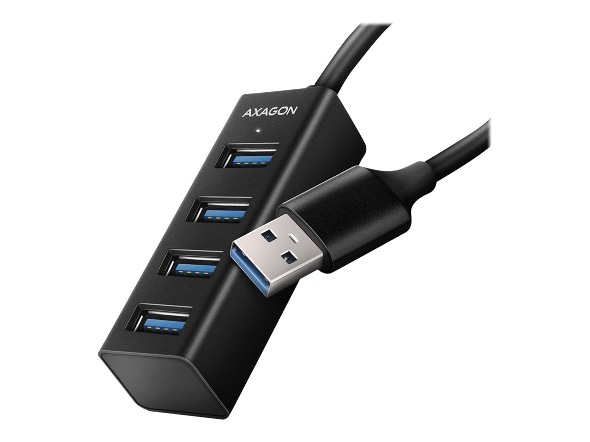 Pilt AXAGON Miniature metal four-port USB 3.2 Gen 1 hub | HUE-M1A