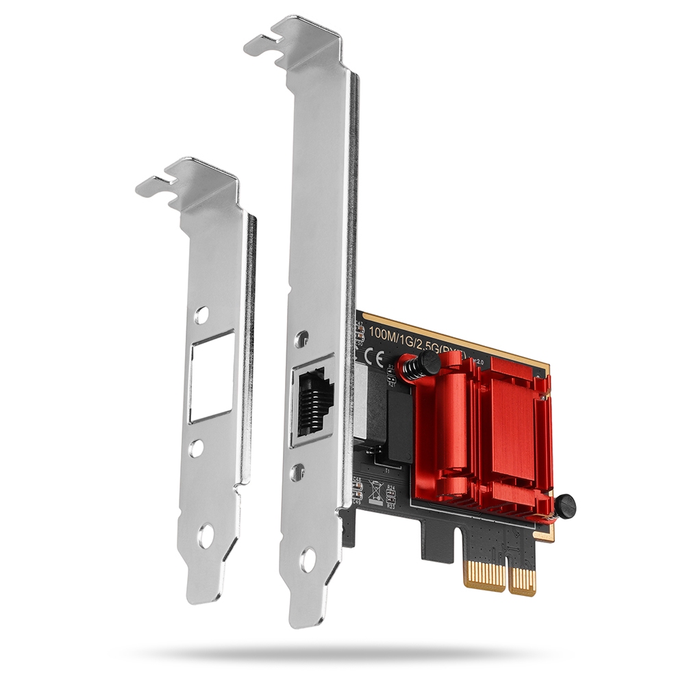 Pilt AXAGON PCI-Express network card with 2.5 Gbit/s transmission rate and PXE support | PCEE-G25