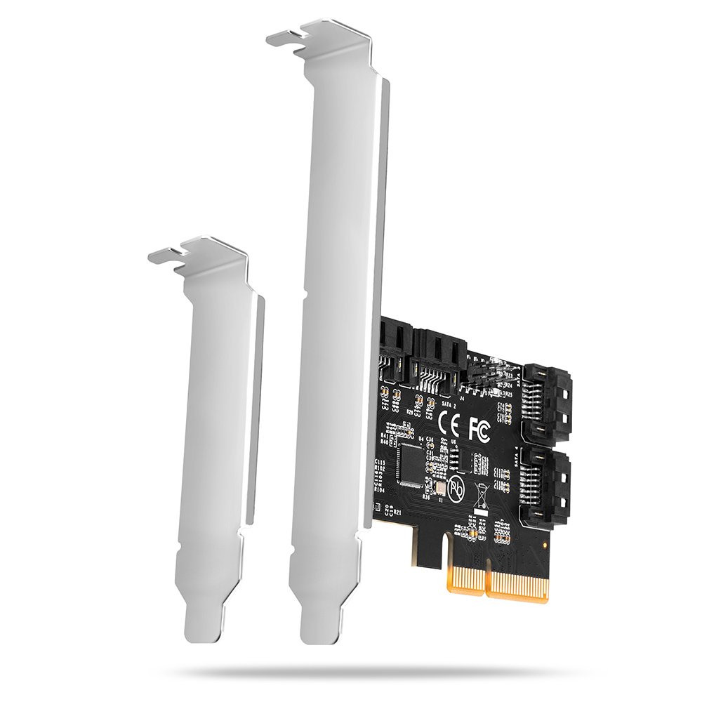 Pilt AXAGON PCIe Controller 4x SATA 6G | PCES-SA4X4