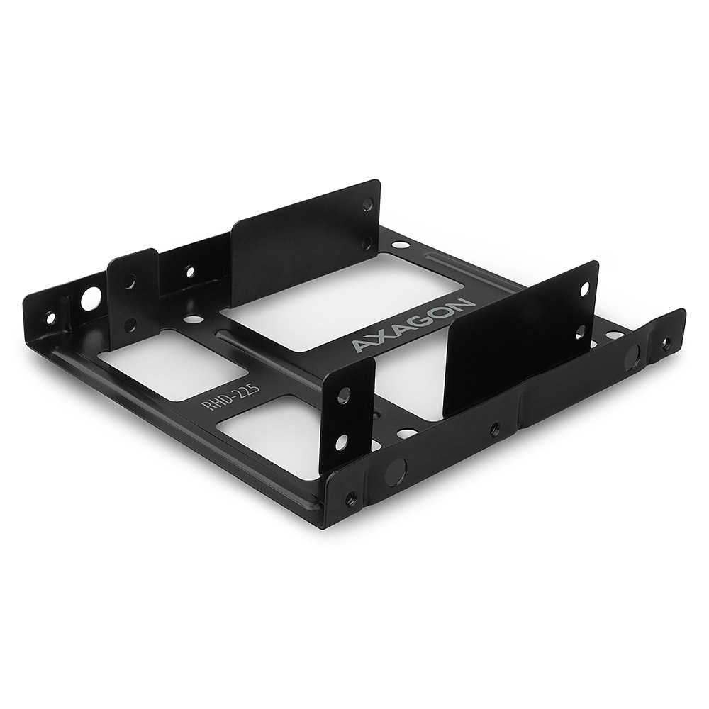 Pilt AXAGON Metal frame for mounting two 2.5" disks in a 3.5" position | RHD-225