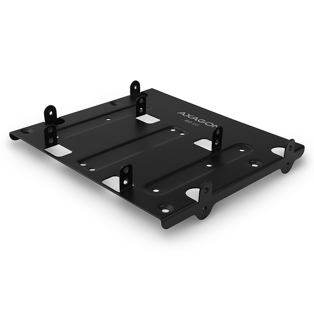 Pilt AXAGON Metal frame for mounting four 2.5" disks or two 2.5" disks and one 3.5" disk in a 5.25" position | RHD-435