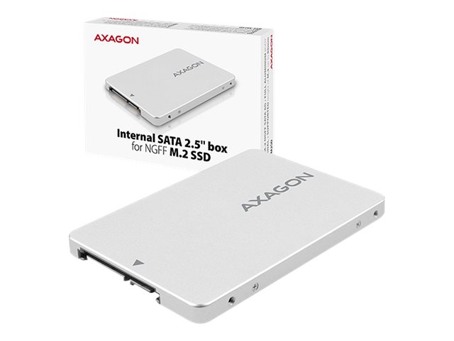 Pilt AXAGON Internal 2.5" box with SATA interface for M.2 SATA SSD