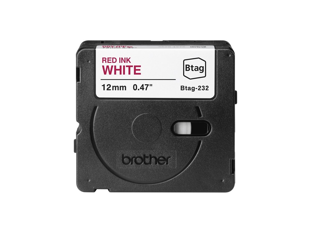 Pilt Brother BTAG-232 | Red on White | Btag
