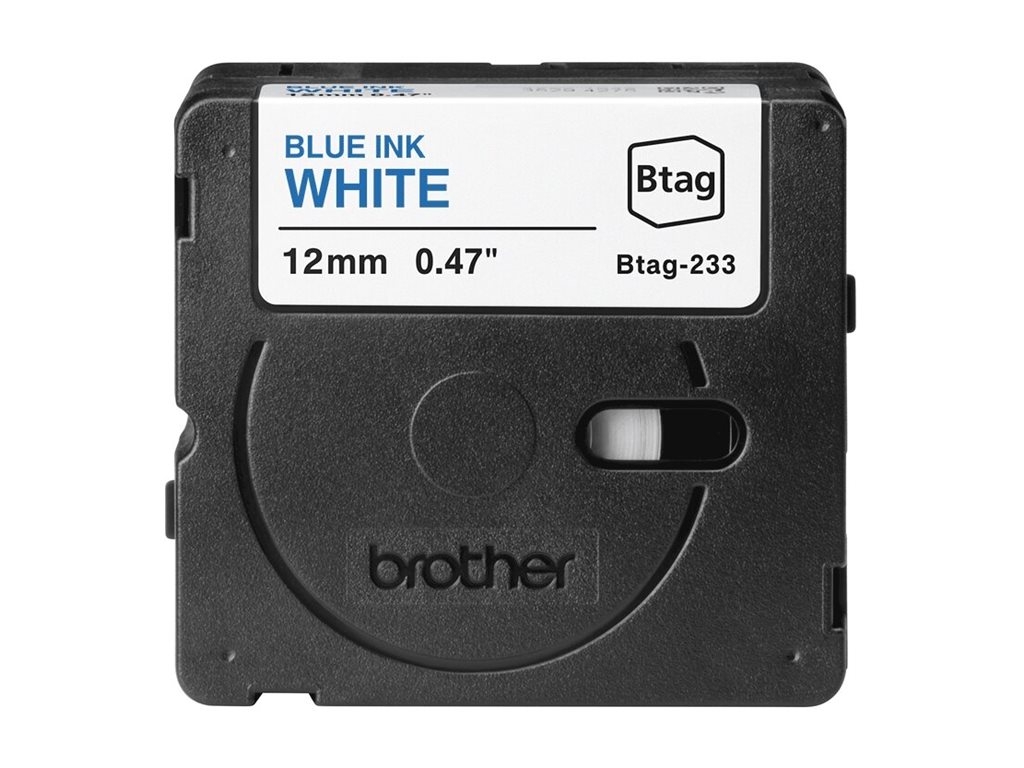 Pilt Brother BTAG-233 | Blue on White | Btag