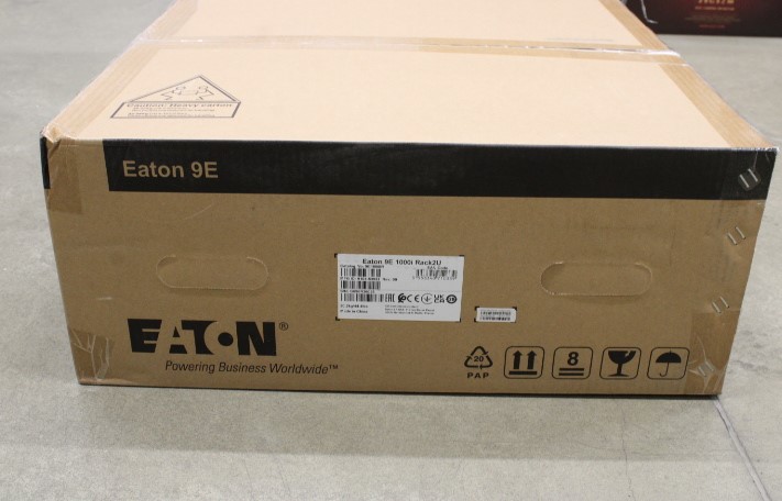 Pilt SALE OUT. Eaton 9E1000IR 9E UPS, 1000 VA, 900 W, Input: C14, Outputs: (4) C13, Rack, 2U | Eaton | 9E UPS | 9E1000IR | 1000 VA | 900 W | DAMAGED PACKAGING | 230 V