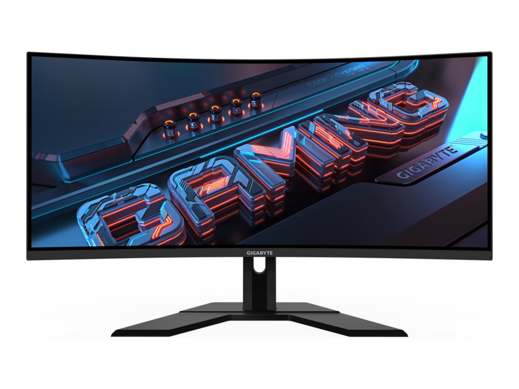 Pilt Gigabyte G34WQCP EK | 34 " | VA | 180 Hz | 1 ms | 3440 x 1440 pixels | 350 cd/m² | HDMI ports quantity 2