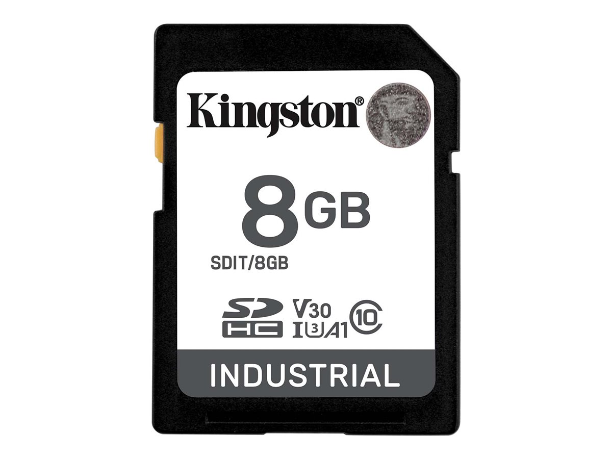 Pilt Kingston | SDHC SD | Flash Memory Card | 8 GB | Black