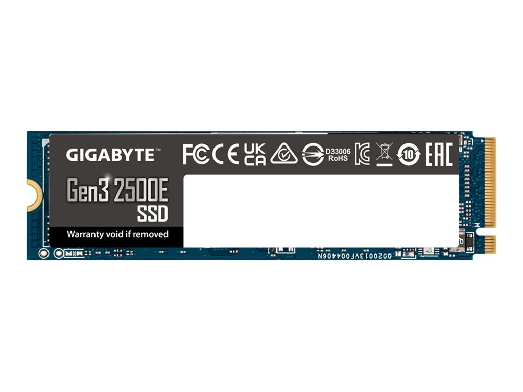 Pilt Gigabyte G325E1TB | 1000 GB | Solid-state drive interface PCIe 3.0x4, NVMe1.3 | Read speed 2400 MB/s | Write speed 1800 MB/s