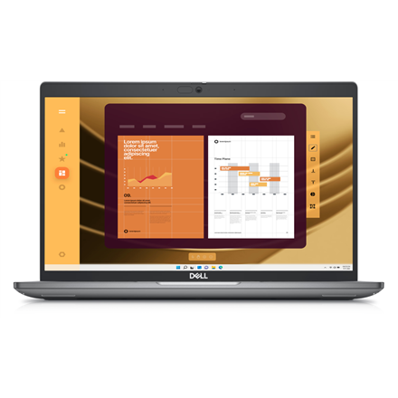 Pilt Dell Latitude 5450 | 14 " | IPS | FHD | 1920 x 1080 pixels | Anti-glare | Intel Ultra 5 | 135U | 16 GB | DDR5 | Solid-state drive capacity 512 GB | Intel Integrated Graphics | Windows 11 Pro | 802.11ax | Bluetooth version 5.3 | WWAN ready | Keyboard language Estonian | Keyboard backlit | Warranty 36 month(s) | Battery warranty 12 month(s)
