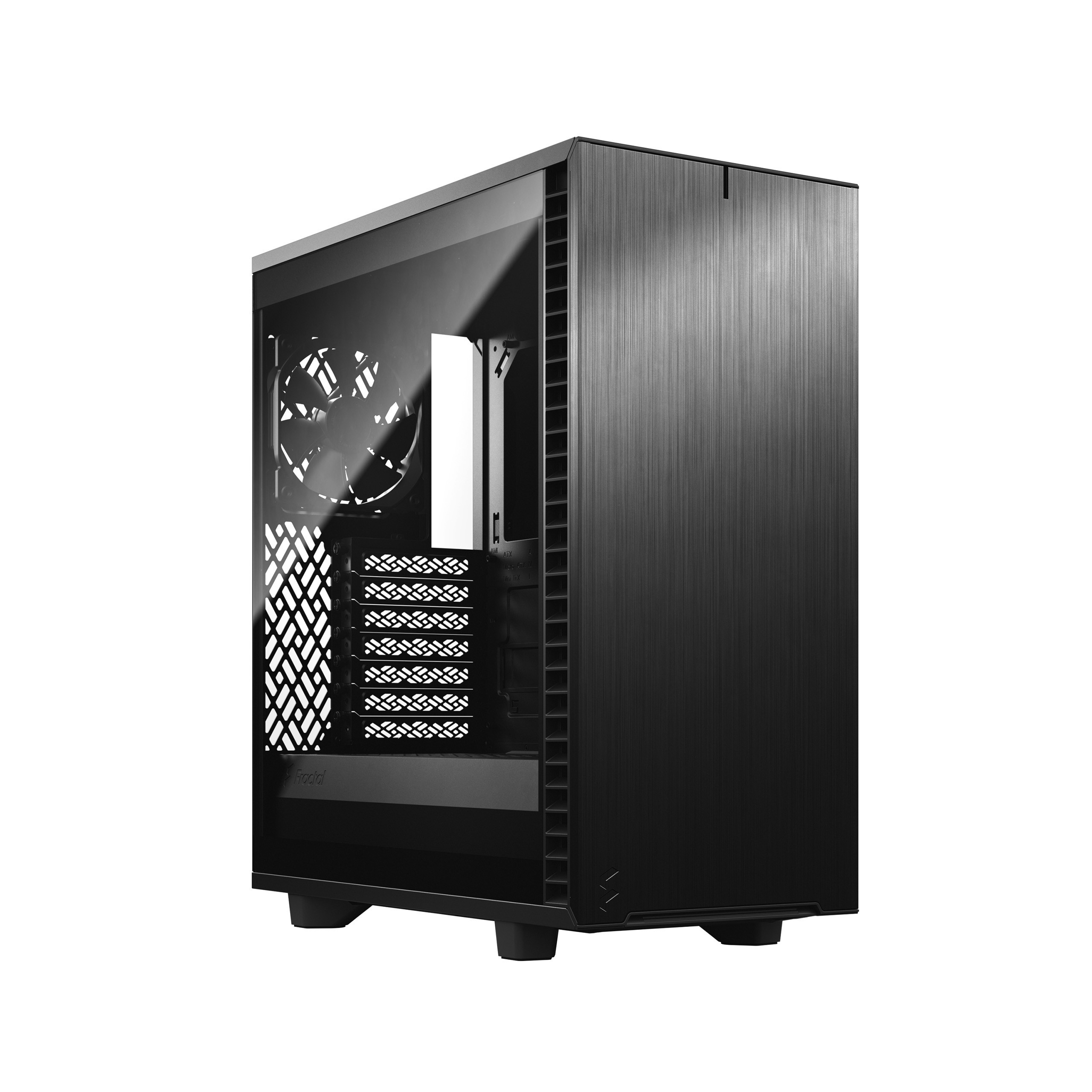 Pilt Fractal Design | Fractal Define 7 Compact Light Tempered Glass | Side window | Black | ATX | Power supply included No | ATX