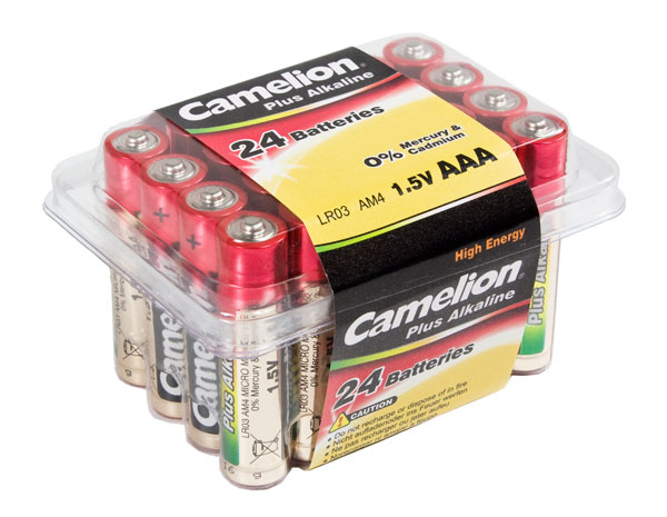 Pilt Camelion | AAA/LR03 | Plus Alkaline | 24 pc(s) | LR03-PB24