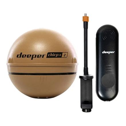 Pilt Deeper Smart Sonar CHIRP+2 and Range Extender (Shore kit) | Sonar | Wi-Fi | Desert sand/Black