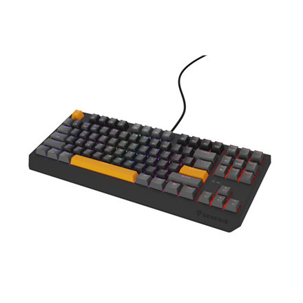 Pilt Genesis THOR 230 | Mechanical Gaming Keyboard | Wired | US | Anchor Gray Positive | USB Type-A | Outemu Red