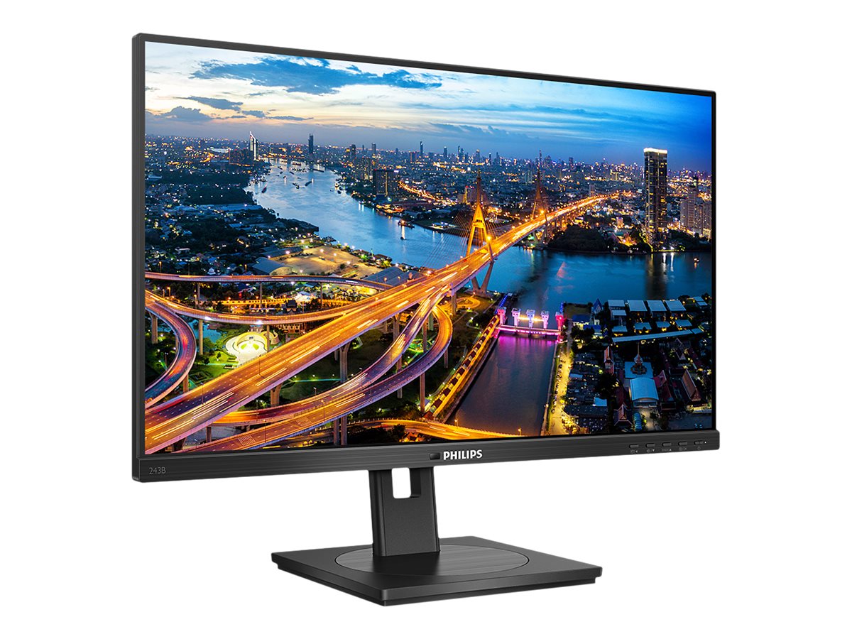 Pilt Philips | 243B1/00 | 23.8 " | IPS | FHD | 16:9 | 75 Hz | 4 ms | 1920 x 1080 pixels | 250 cd/m² | HDMI ports quantity 1 | Black