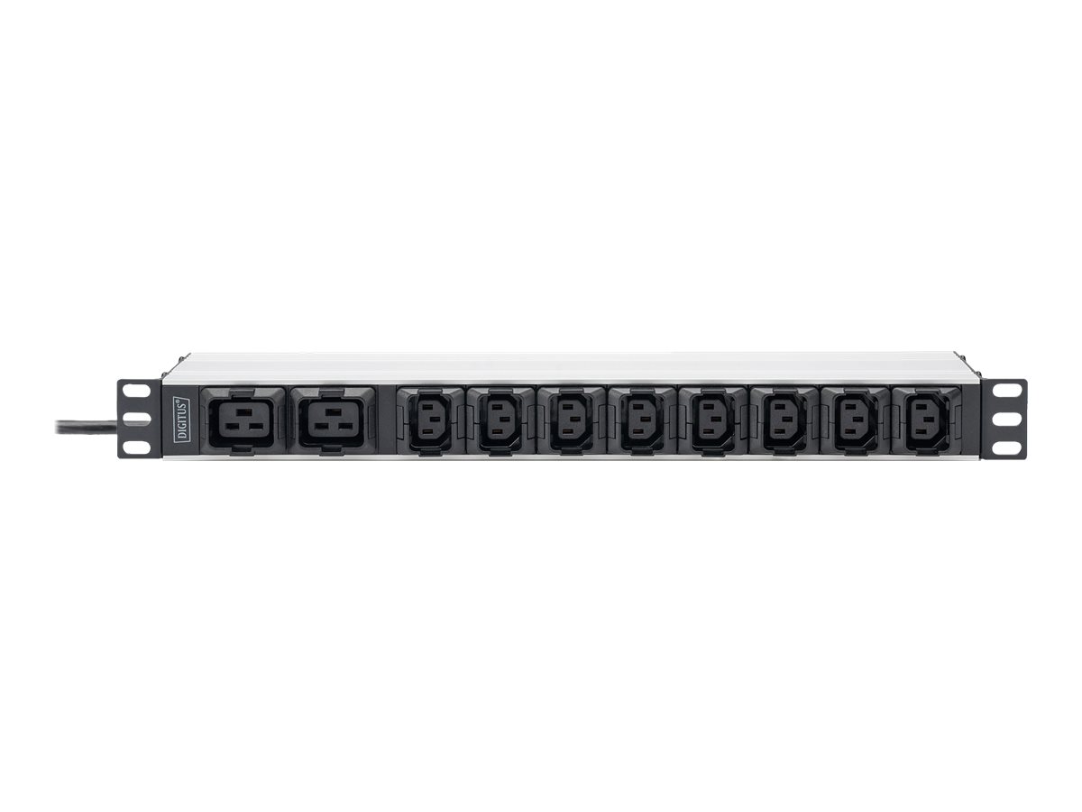 Pilt Digitus Socket Strip with Aluminum Profile, 10-way, IEC C20 plug | DN-95427 | Sockets quantity 7