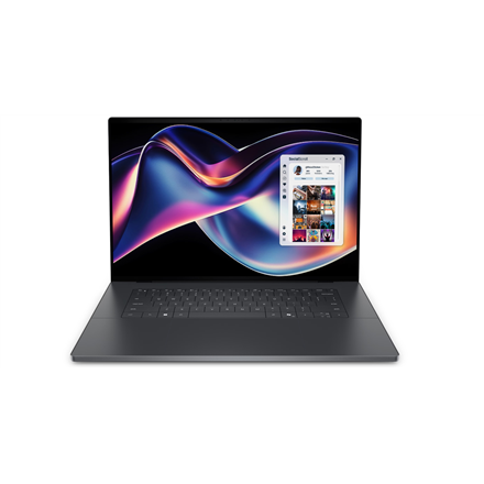 Pilt Dell XPS 16 DA16260 | Graphite | 16 " | OLED | Touchscreen | 3.2K | Intel Core Ultra X7 | 358H | 64 GB | LPDDR5x | Solid-state drive capacity 1000 GB | Intel Arc Graphics | Windows 11 Pro | Keyboard language English | Keyboard backlit | Warranty 36 month(s) | Battery warranty 12 month(s)